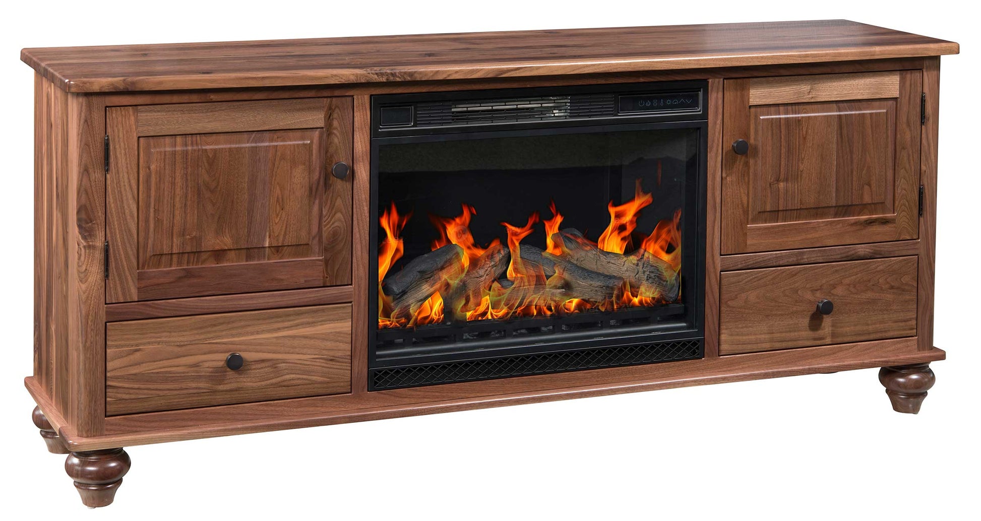 Greenville Fireplace Media Cabinet