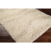 Berkley Cream Wool Shag Rug