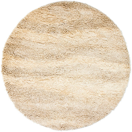 Berkley Cream Wool Shag Rug