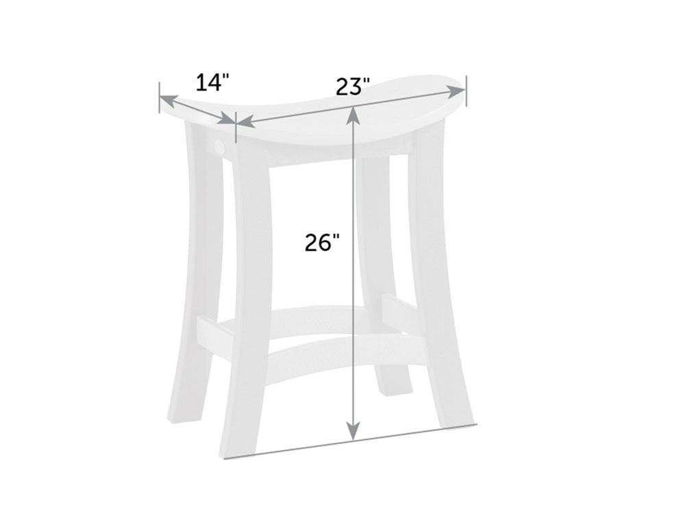 Great Bay Saddle Counter Stool