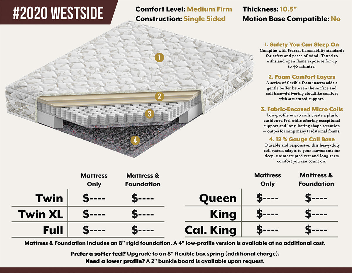 Westside Micro-Coil Mattress