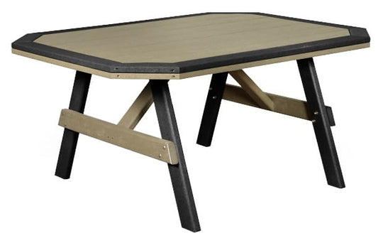 Garden Poly Table With Border