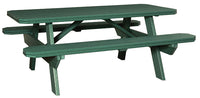 3' x 6' Garden Poly Picnic Table