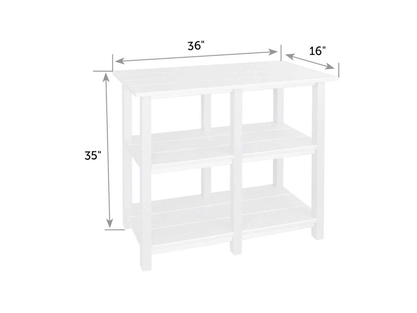 Avonlea Garden Poly Buffet Table