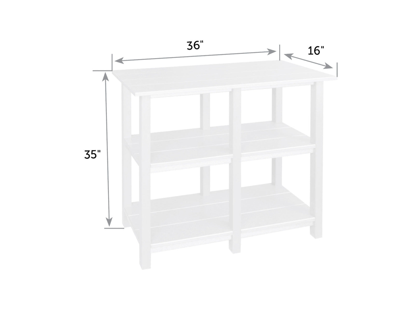 Avonlea Garden Poly Buffet Table