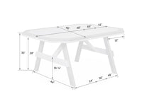 Garden Poly Table With Border
