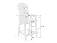 Great Bay Poly Bar Chair