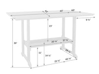 Great Bay Poly Bar Table