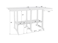 Great Bay Poly Bar Table