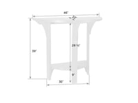 Great Bay Half-Round Poly Bar Table