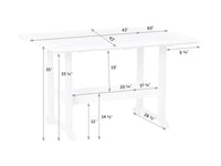 Great Bay Poly Counter Table