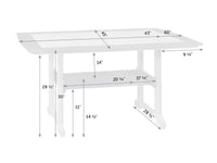 Great Bay Poly Dining Table