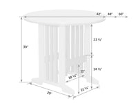 Keystone Round Poly Bar Table