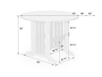 Keystone Round Poly Dining Table