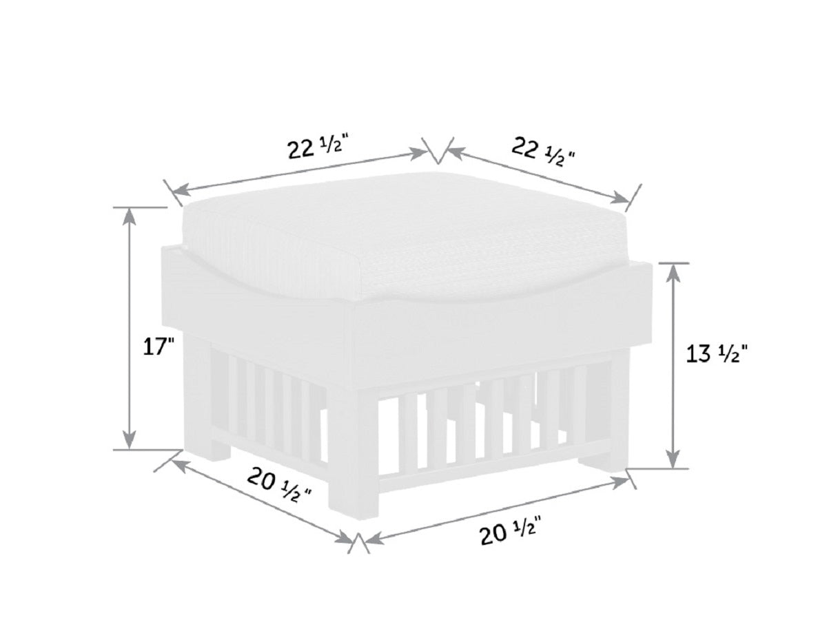Mission Poly Ottoman