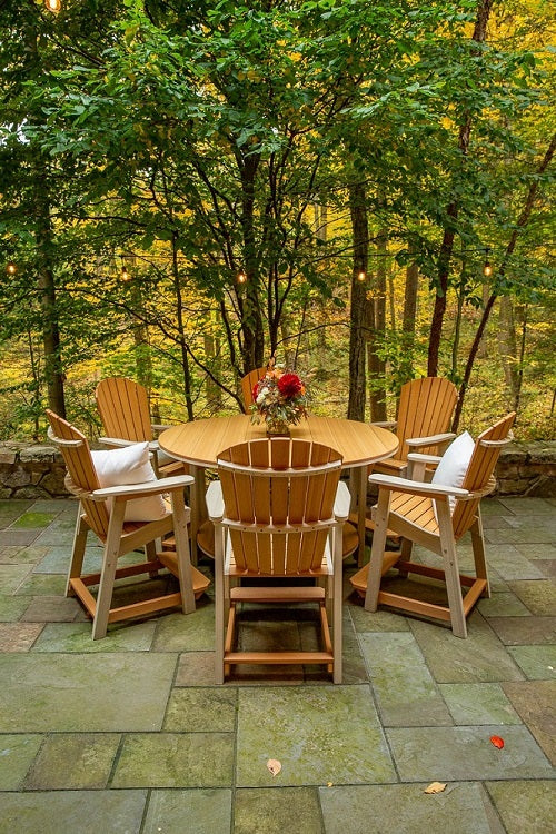 Great Bay Round Poly Counter Table