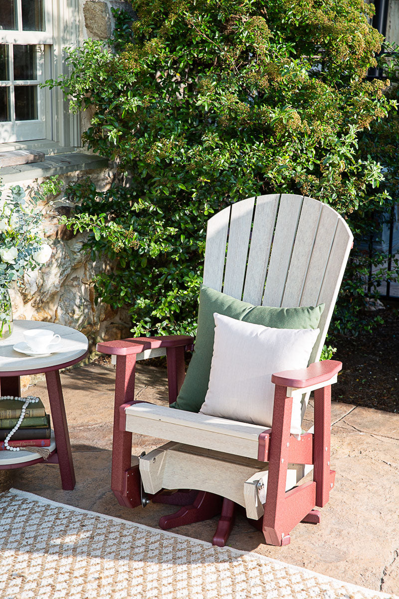 SeaAira Poly Adirondack Swivel Glider