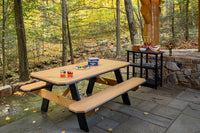 3' x 8' Garden Poly Picnic Table