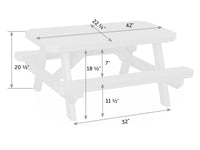 Child's Poly Picnic Table