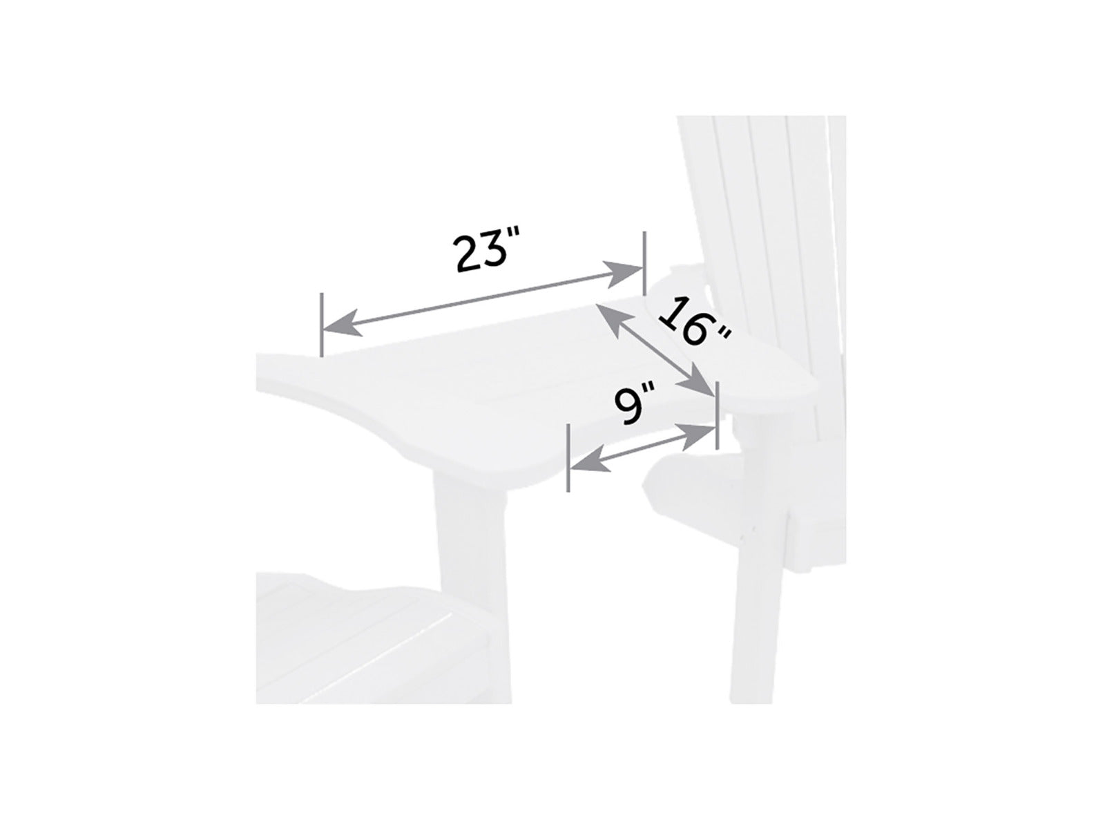 SeaAira Poly Table Attachment