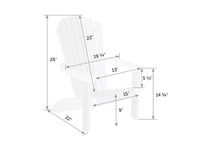 SeaAira Poly Child's Adirondack Chair