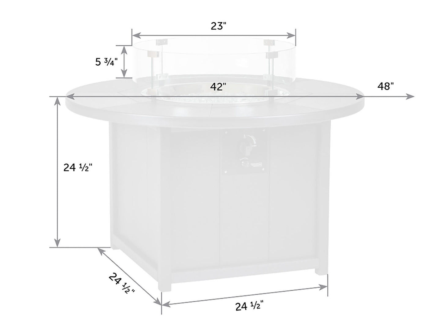 SeaAira Round Fire Pit
