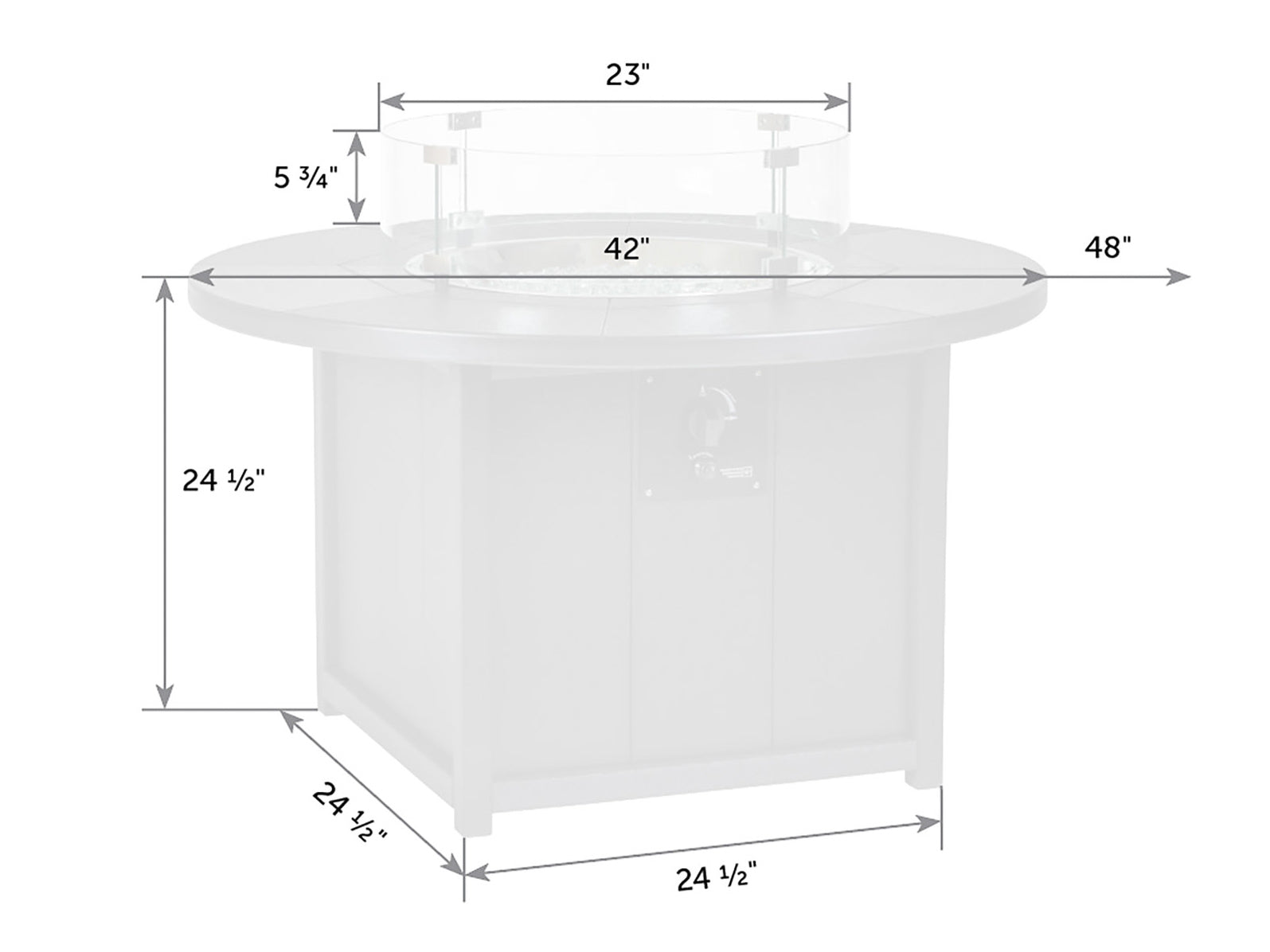 SeaAira Round Fire Pit