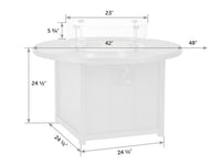 SeaAira Round Fire Pit