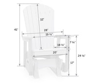 SeaAira Poly Adirondack Glider