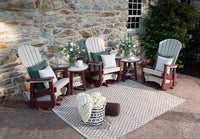 SeaAira Poly Adirondack Swivel Glider