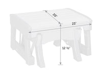 SeaAira Gliding Poly Ottoman