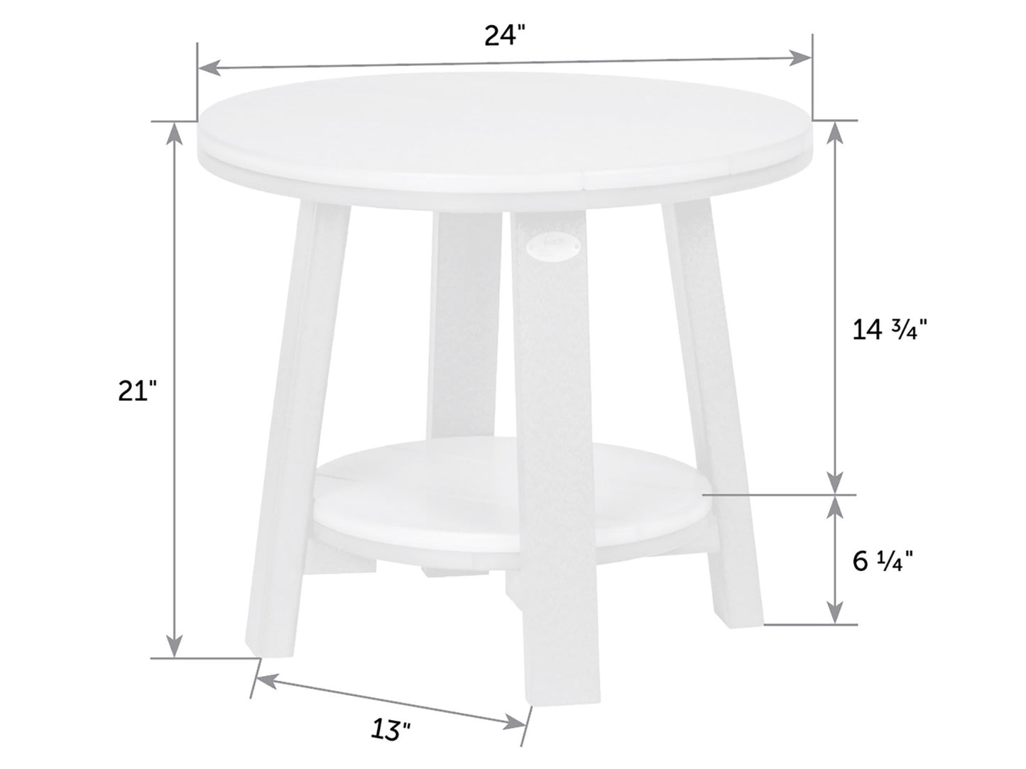 SeaAira Poly Bistro Table