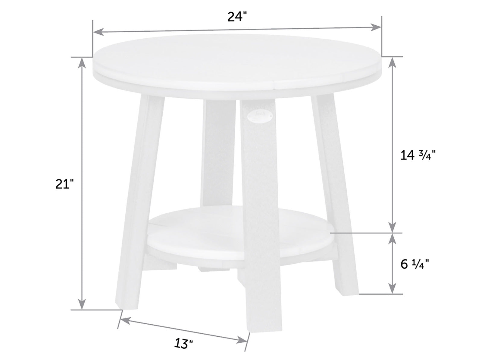 SeaAira Poly Bistro Table