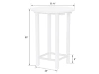 SeaAira Poly Side Counter Table