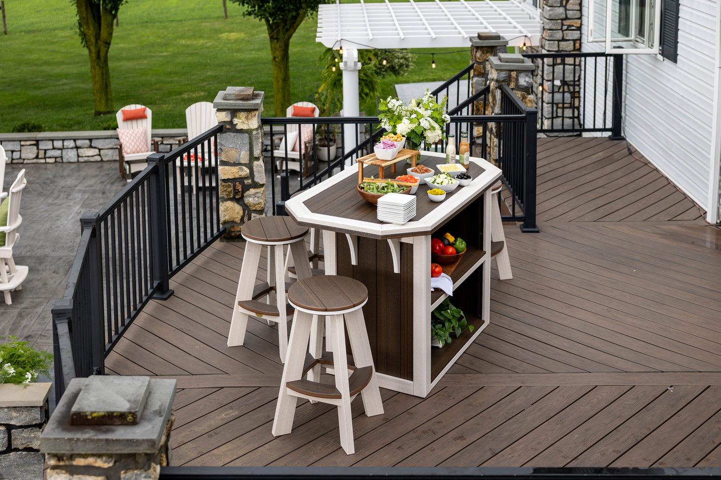 Great Bay Poly Swivel Bar Stool