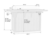 SummerSide Fire Bar Table