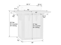 SummerSide Fire Dining Table