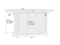 Summerside Outdoor Ice Dining Table