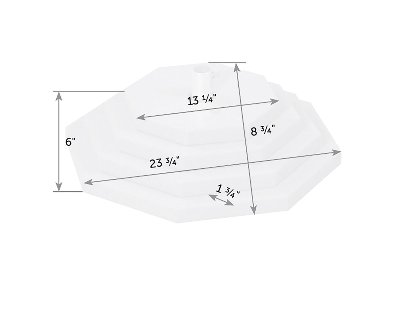 Large Poly Umbrella Bas