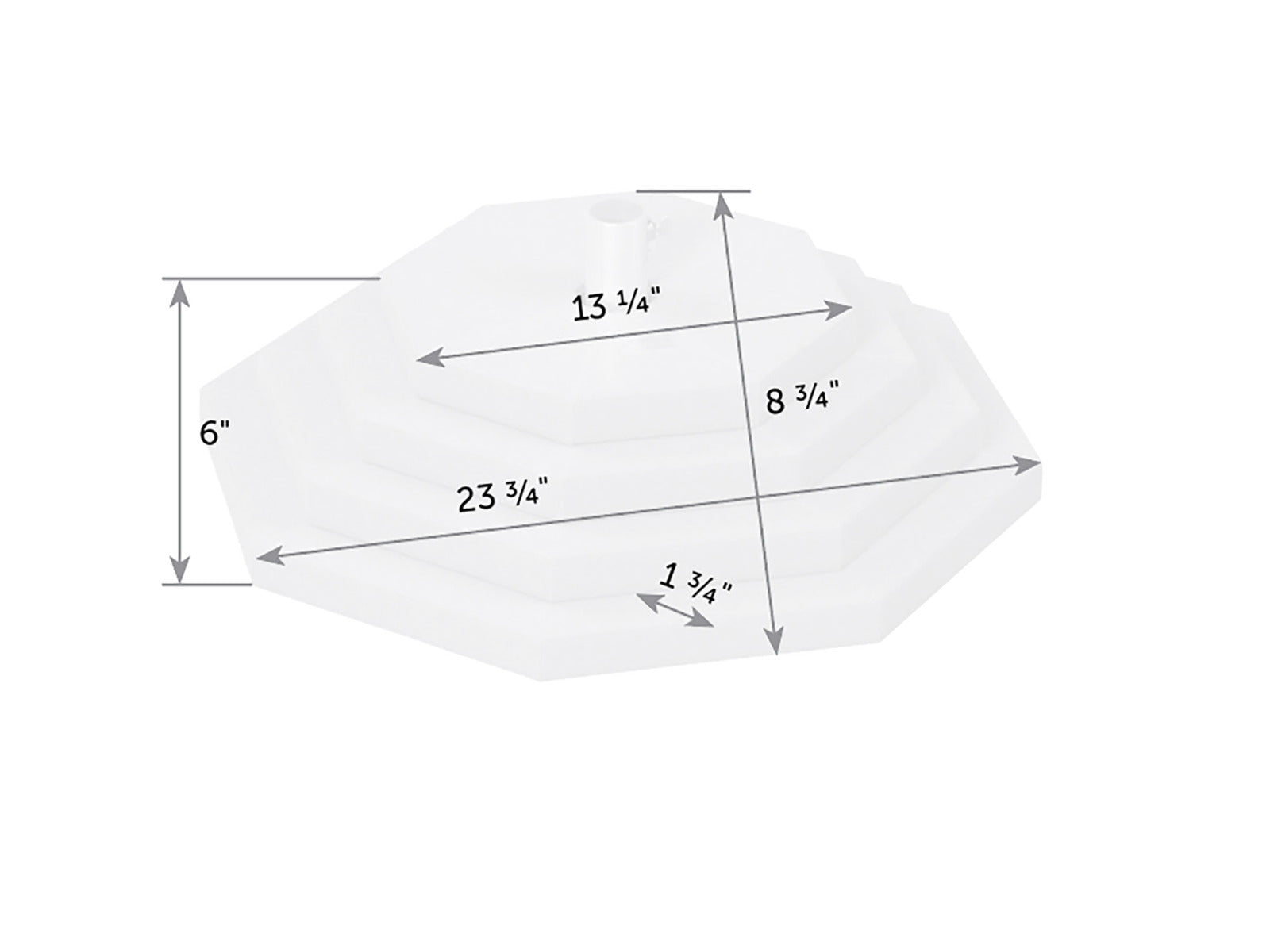 Large Poly Umbrella Bas