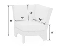 Van Buren Poly Corner Sectional