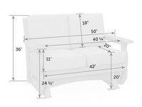 Van Buren Poly Double Glider