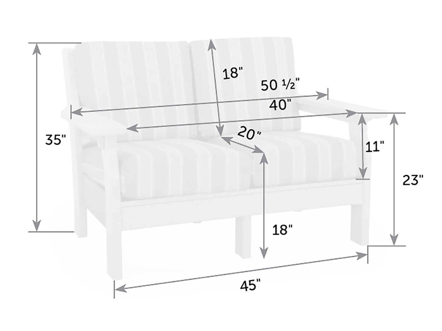 Van Buren Poly Loveseat
