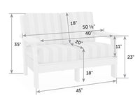 Van Buren Poly Loveseat