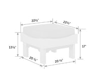 Van Buren Poly Ottoman