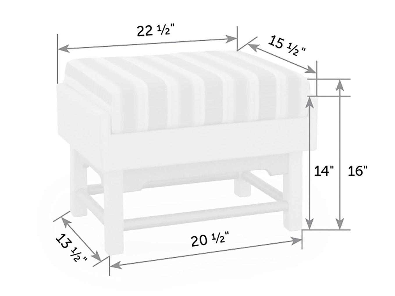 Van Buren Poly Footrest