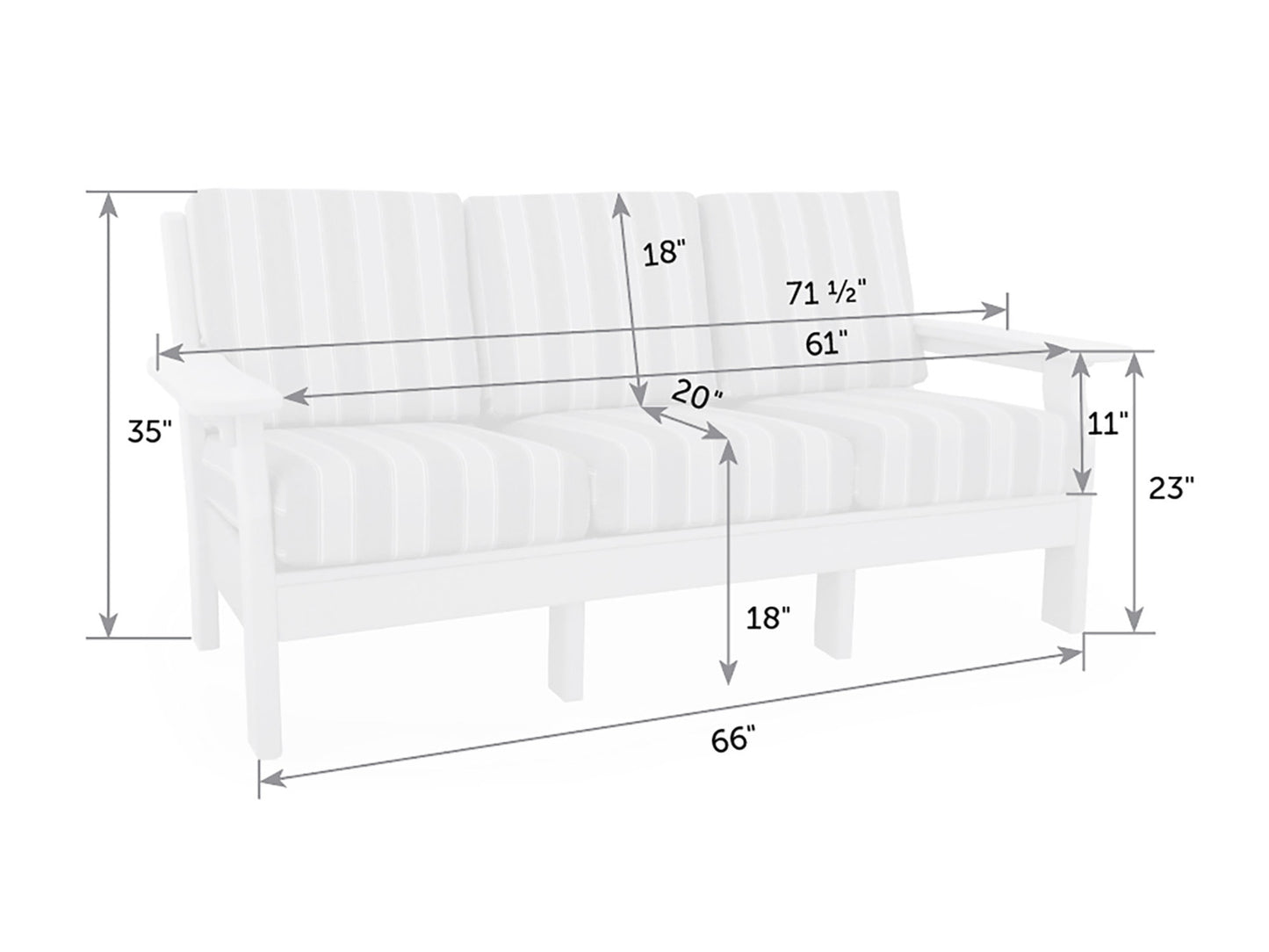 Van Buren Poly Sofa