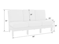 Van Buren Poly Center Sofa Sectional