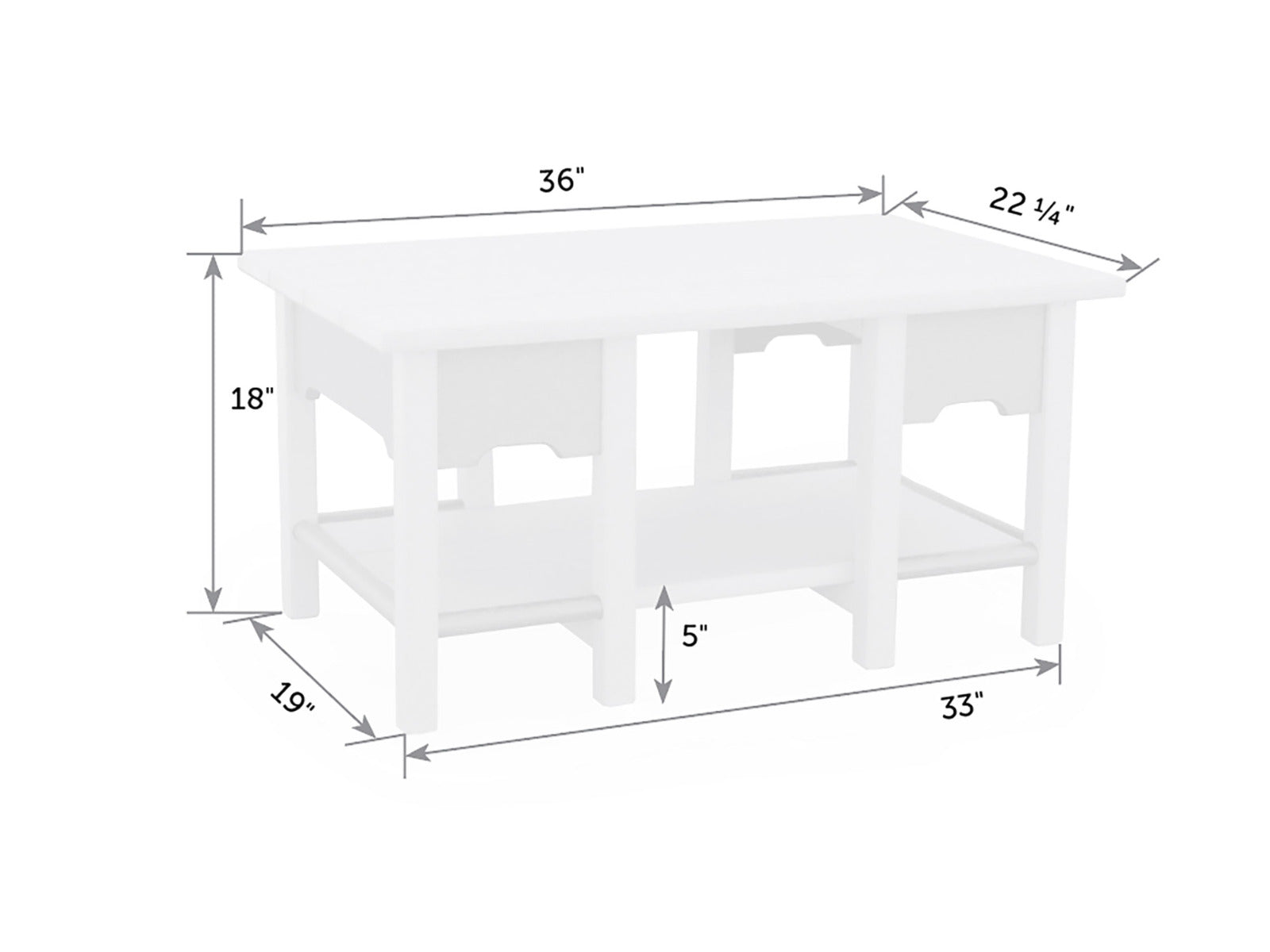 Van Buren Poly Coffee Table