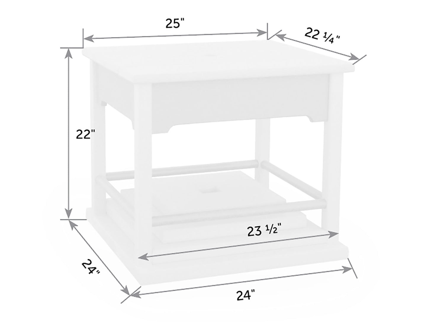 Van Buren Poly Umbrella Stand